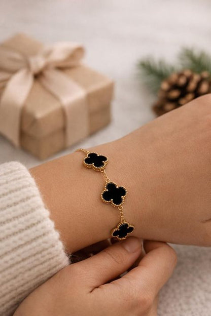 Regal Brățară Trifoi Negru Regal