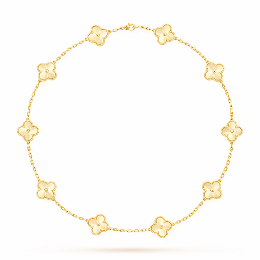 Kalia | Colierul Trifoi Regal Gold