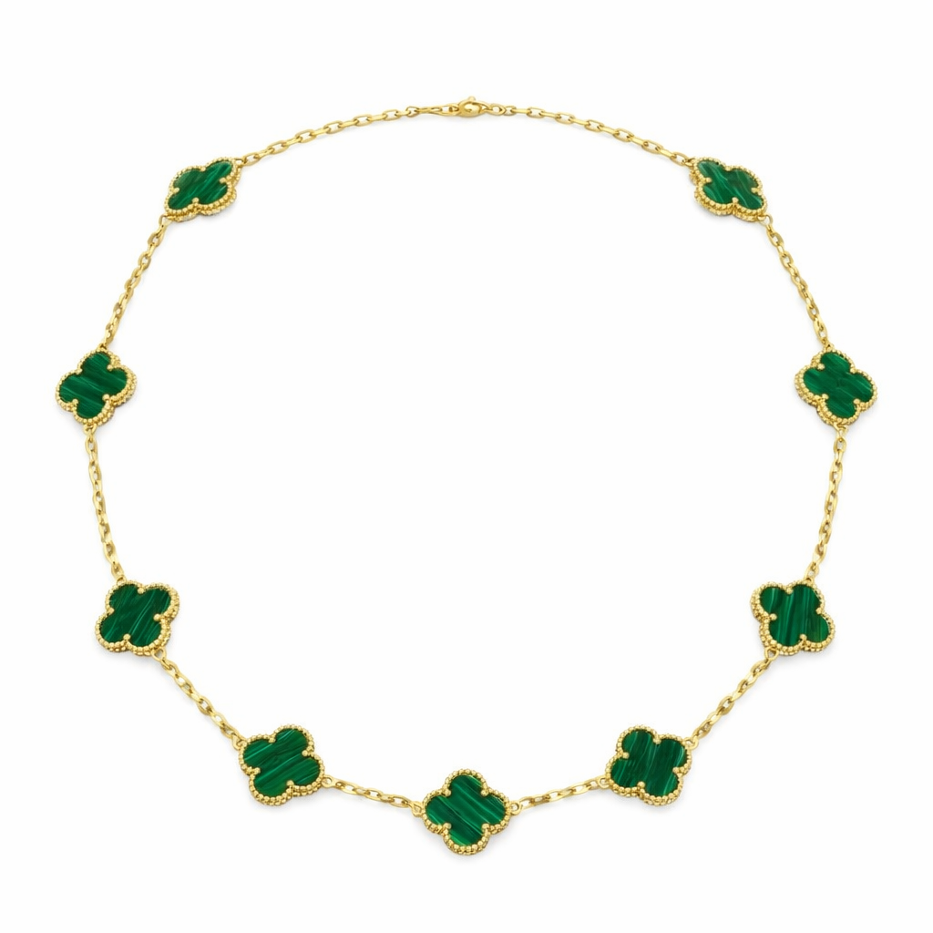 Kalia | Colierul Trifoi Verde Regal