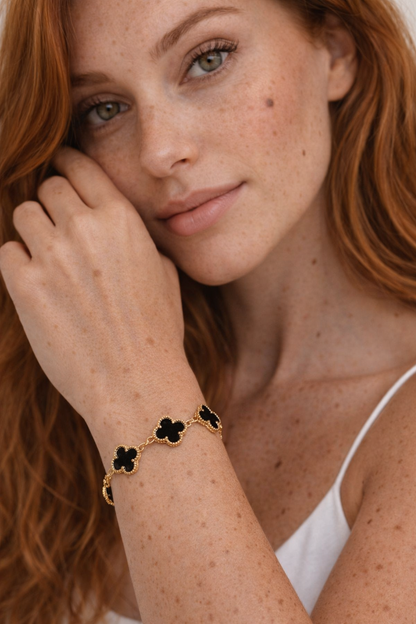 Regal Brățară Trifoi Negru Regal