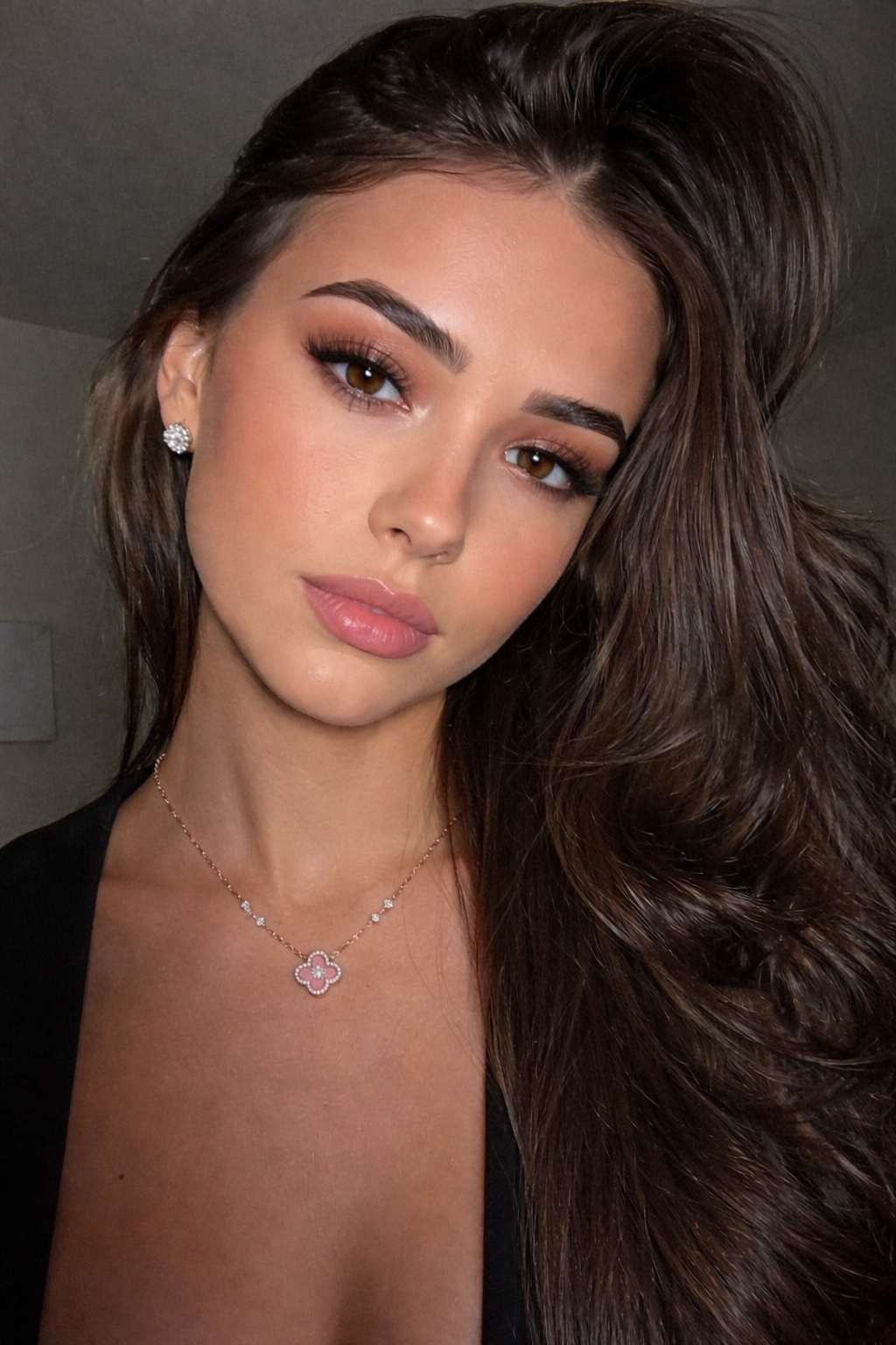 KALIA | Colier Trifoi Imperial Rose