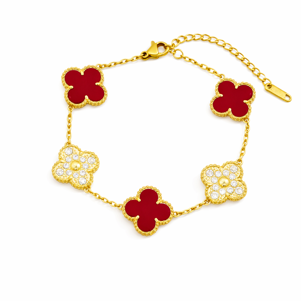 Kalia | Brățară Trifoi Cu Cristale