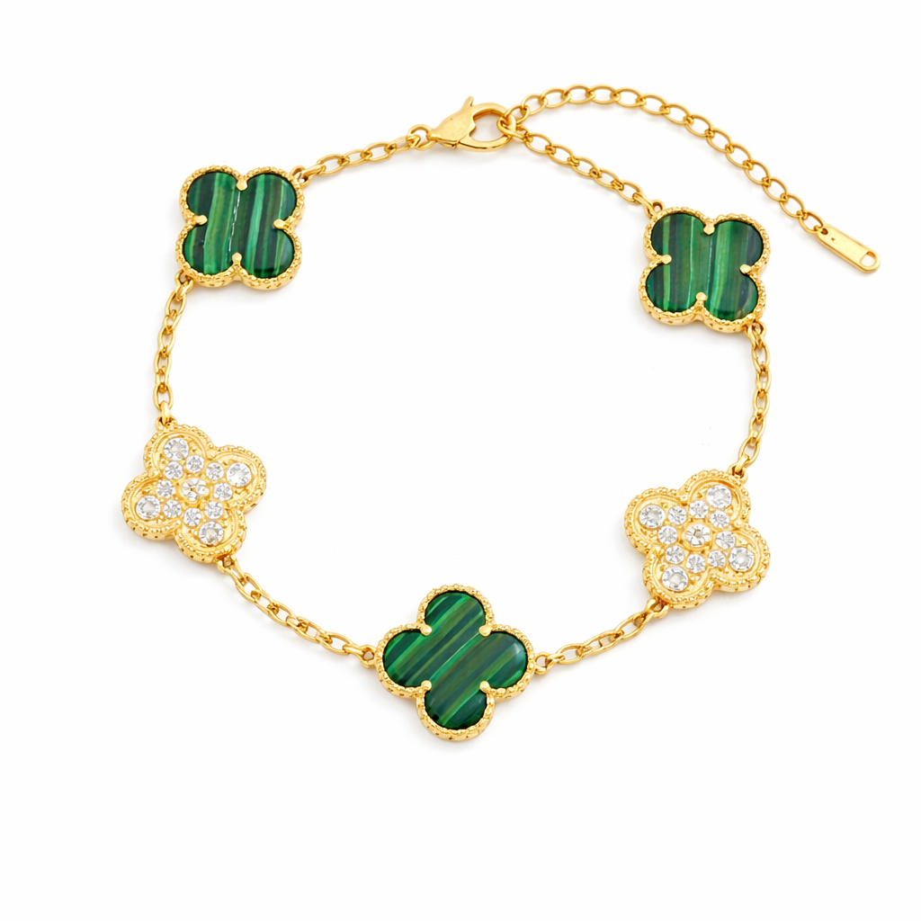 Kalia | Brățară Trifoi Cu Cristale