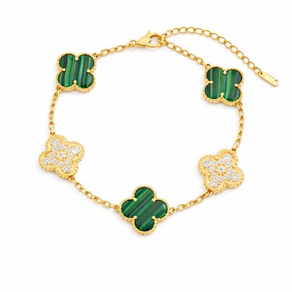 Kalia | Brățară Trifoi Cu Cristale