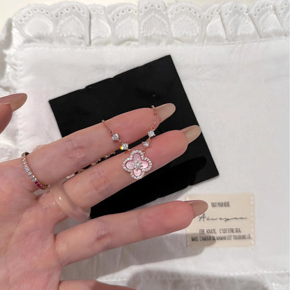 KALIA | Colier Trifoi Imperial Rose